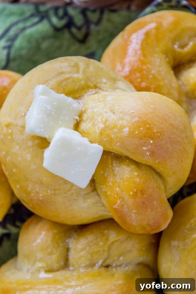 Golden Sweet Potato Dream Rolls 2 Buttery Sweet Potato Rolls from The Food Charlatan