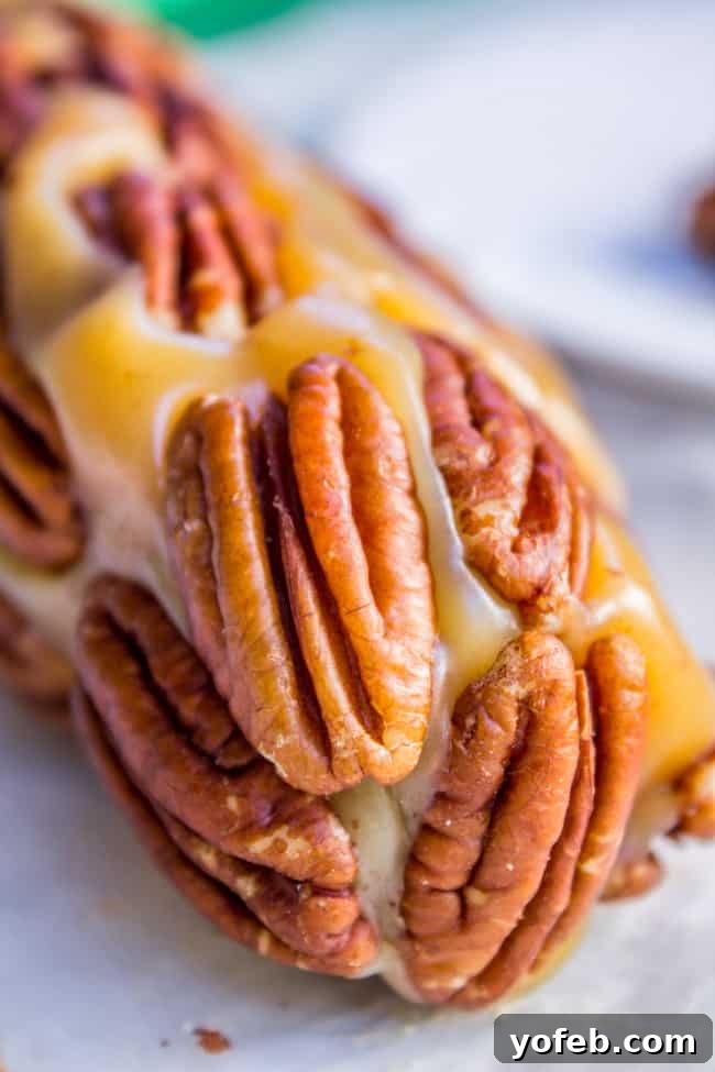 Gourmet Caramel Pecan Nougat Rolls 2 Delicious Caramel Pecan Roll, a perfect homemade Christmas candy