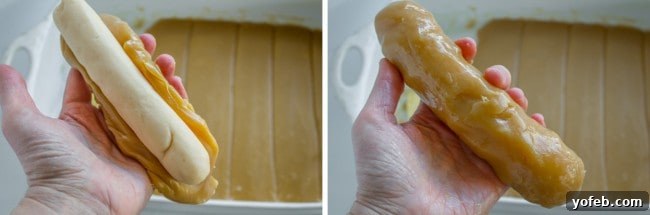 Gourmet Caramel Pecan Nougat Rolls 17 Wrapping nougat in caramel