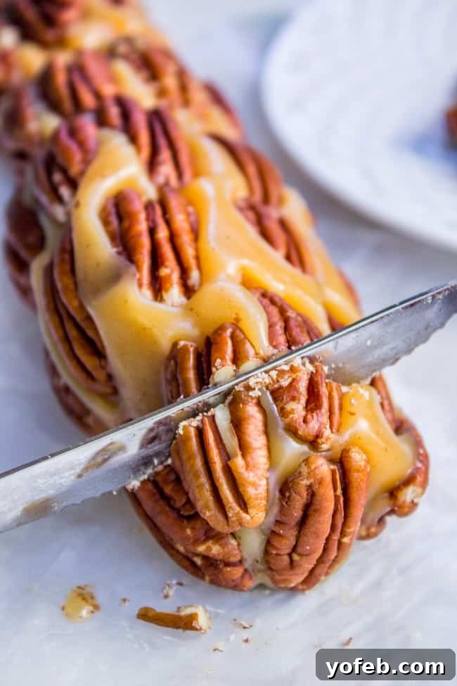 Gourmet Caramel Pecan Nougat Rolls 9 A beautifully crafted Caramel Candy Pecan Roll