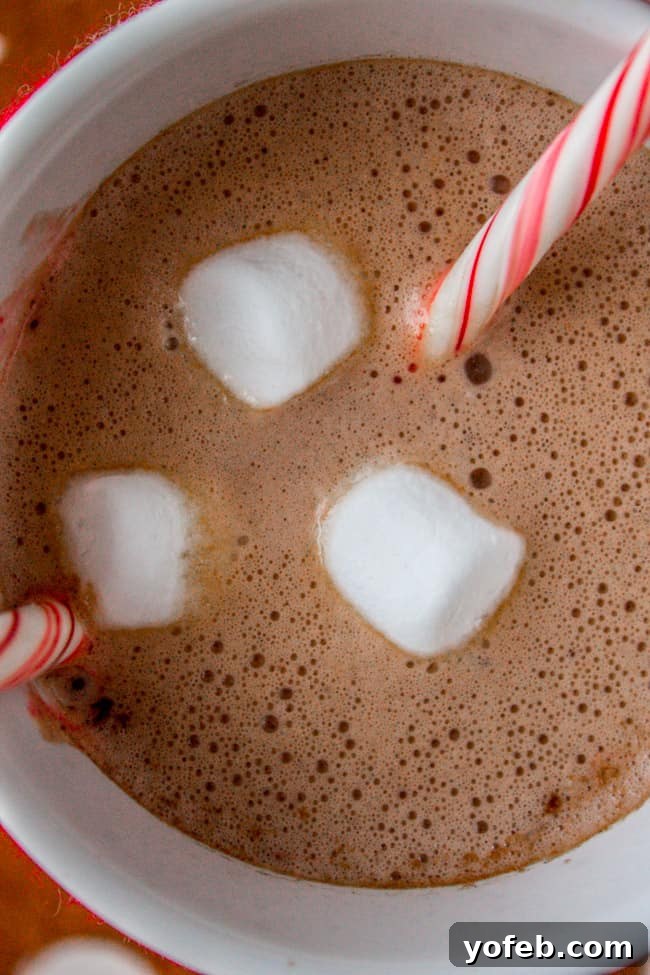 Golden Honey Hot Chocolate Treat for One 6 A steaming mug of Easy Honey Hot Chocolate for One, perfect for a cozy moment from The Food Charlatan