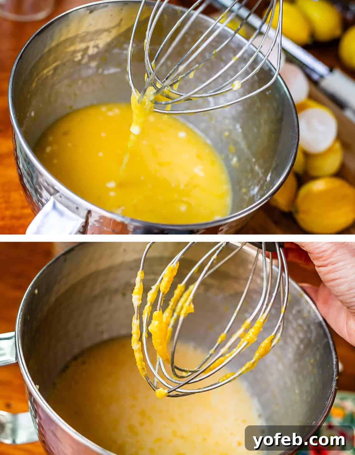 Seriously Zesty Lemon Bars My Absolute Best 16 top: whisk showing eggyness in the filling, bottom lemon zest caught on whisk spokes.