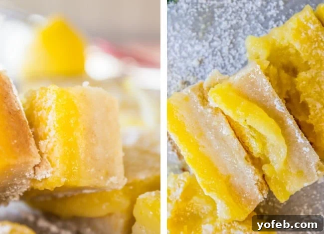 Seriously Zesty Lemon Bars My Absolute Best 21 a stack of lemon bars that fell over.