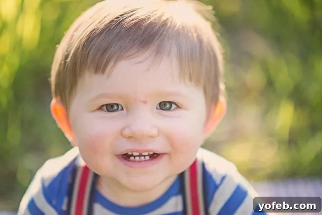 Sunshine Mango Coconut Granola 3 Toddler with a funny haircut, a memory of a mom's desperate attempt