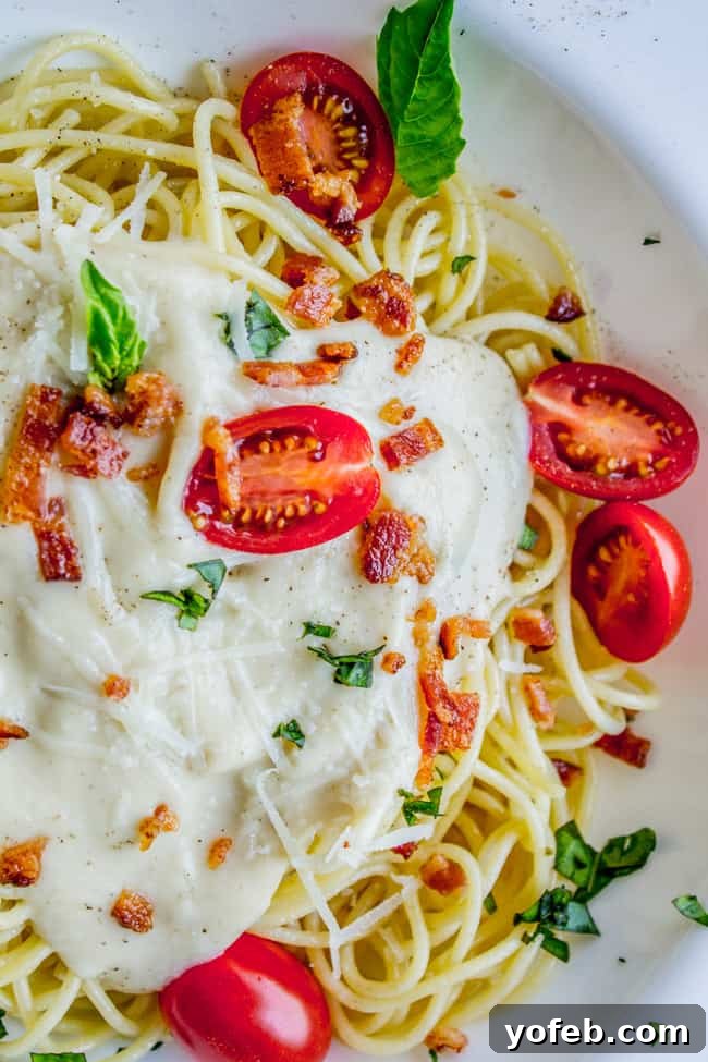 Silky Cauliflower Alfredo 6 Creamy Caulifredo Sauce (Cauliflower Alfredo Sauce) from The Food Charlatan