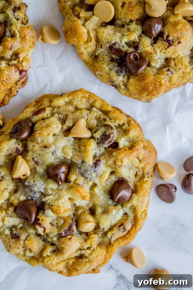 Texas Cowboy Cookies (Cow Chips) from The Food Charlatan