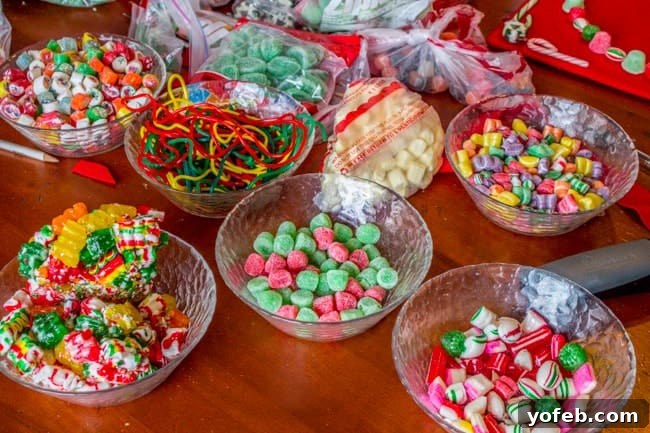 Old-Fashioned Candy Selection for Christmas Tree Craft. Learn how to make your own Candy Christmas Tree craft to deck the halls this year! Get some felt and burlap and a TON of old fashioned candy and start glueing away. My mother-in-law still has the one she made 30 years ago! #christmas #tree #candy #oldfashioned #homemade #christmastree #holidays #candycrafts Old-Fashioned Candy Selection for Christmas Tree Craft