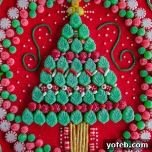 DIY Sweet Holiday Tree 3 Completed DIY Candy Christmas Tree Craft