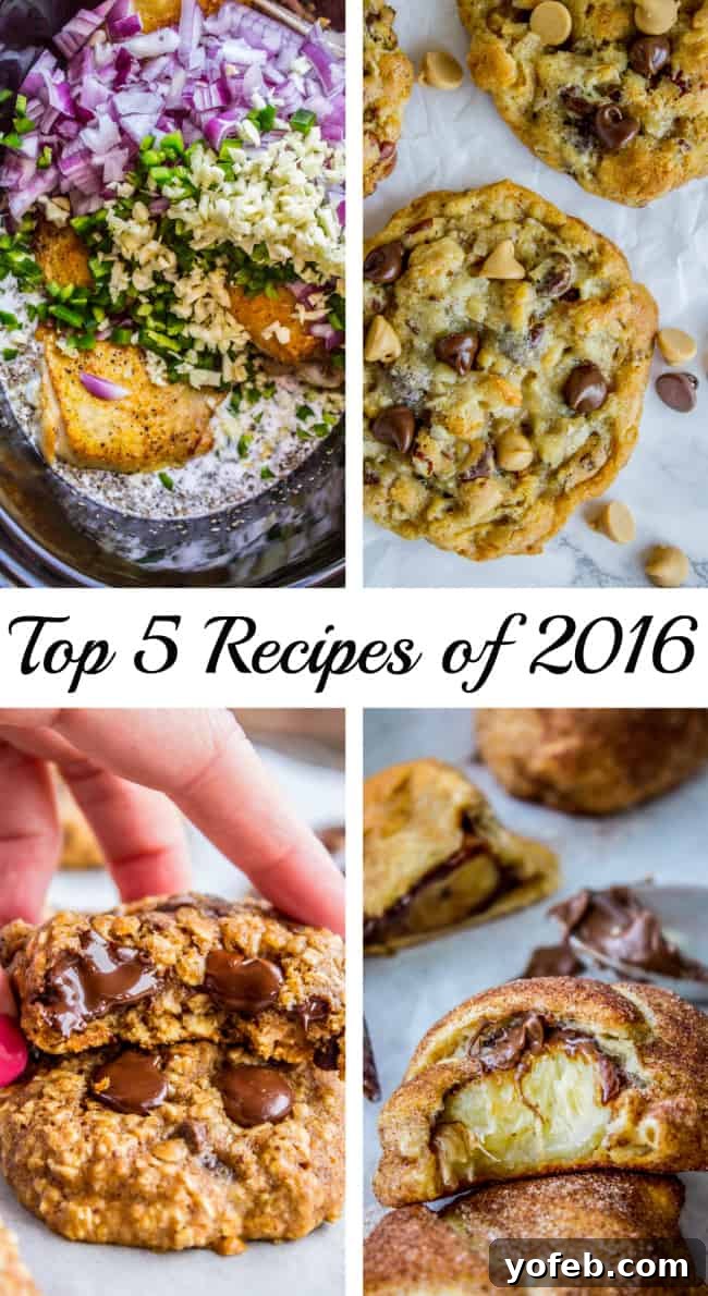 The Food Charlatan's 2016 Roundup: Five Must-Try Recipes 2 The Food Charlatan's Top 5 Recipes of 2016 - A vibrant collage of delicious dishes