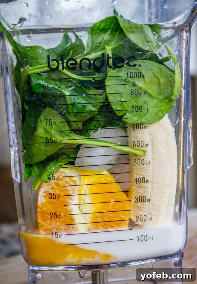Zesty Green Cream Dream 3 Refreshing Green Orange Julius Smoothie with Fresh Orange