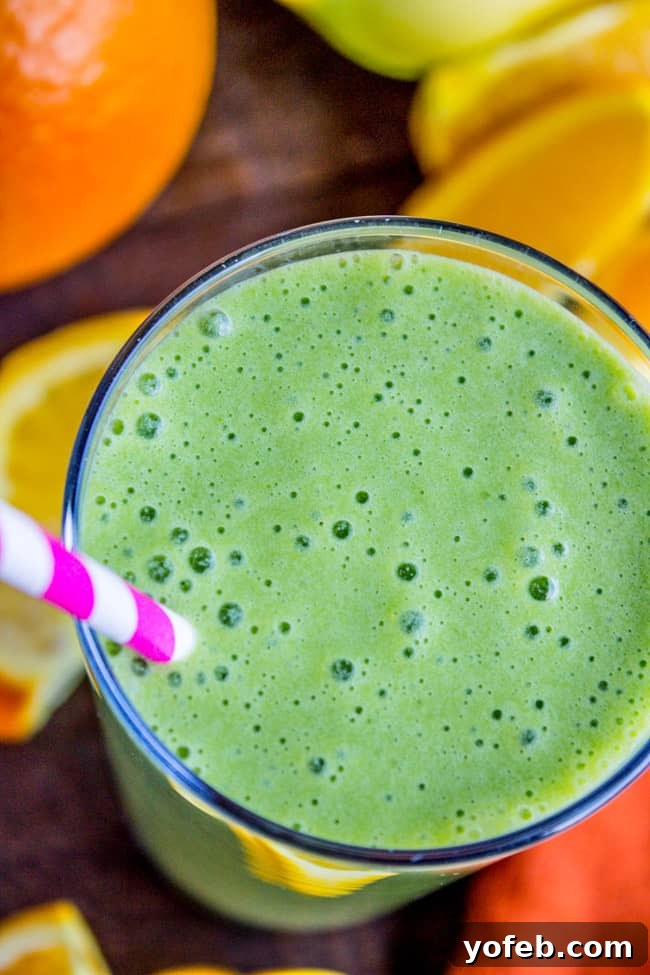 Zesty Green Cream Dream 5 Easy Green Orange Julius Smoothie for Breakfast