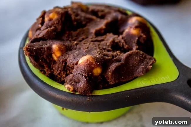 Irresistible Double Chocolate Caramel Cookies 5 Bowl of Chewy Caramel Bits, Key Ingredient for Cookies