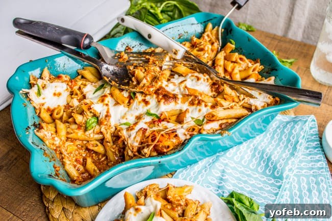 Supreme Cheesy Penne and Mozzarella Bake 10 The delicious aftermath of enjoying Extra Cheesy Penne and Mozzarella Casserole