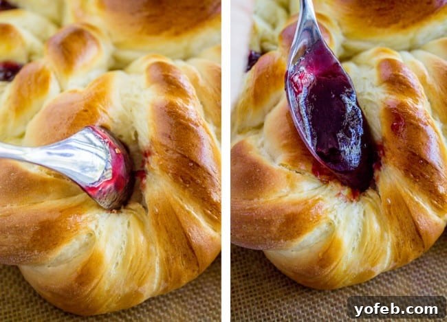 Tear and Share Raspberry Buns with Coconut Glaze 10 Raspberry Pull-Apart Buns with Coconut Glaze from The Food Charlatan