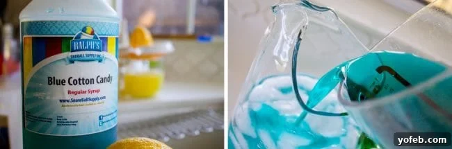 Magical Blue Cotton Candy Lemonade 7 Cotton Candy Snow Cone Syrup