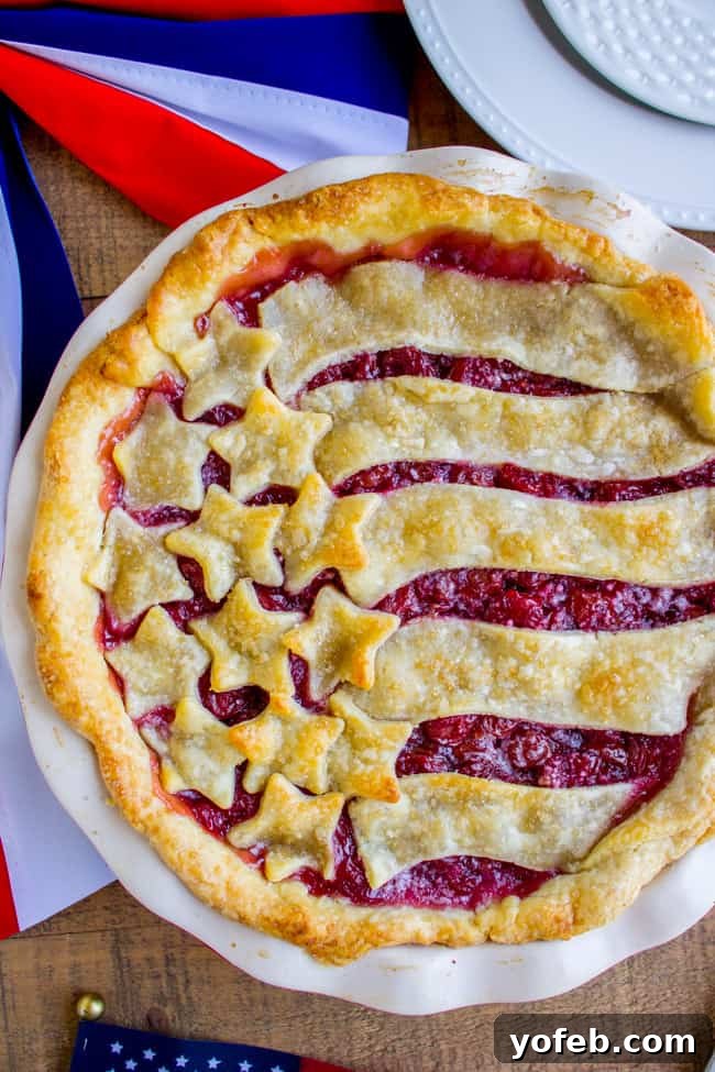 Cherry Pie for 4th of July! from The Food Charlatan