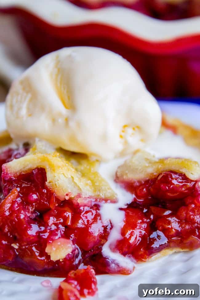 Sweet Freedom Cherry Pie 5 Cherry Pie for 4th of July! from The Food Charlatan