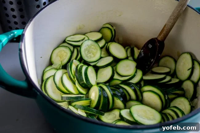 Zucchini Velvet with a Pop of Corn 6 Sliced zucchini in a bowl, prepared for cooking.