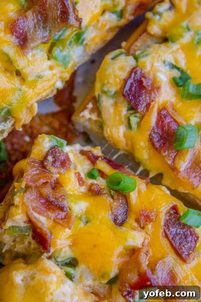 Smoky Bacon Jalapeño Cheesy Pull-Apart Bread 9 Generously topped and perfectly sliced Jalapeño Popper Cheesy Bread with Bacon