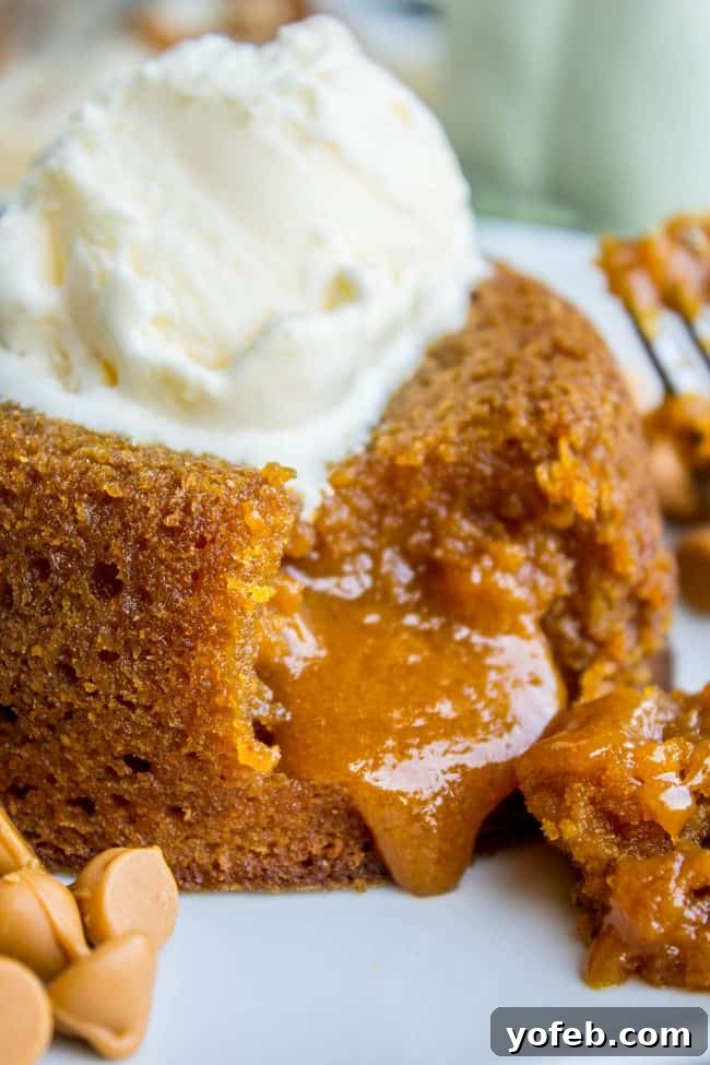 Pumpkin Butterscotch Molten Lava Cakes from The Food Charlatan