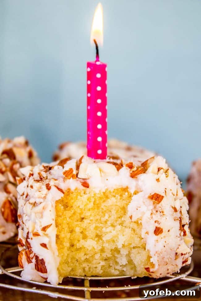 Crispy Almond Upside Down Cupcakes 2 Moist and flavorful Upside Down Almond Crunch Cupcakes, a unique dessert experience