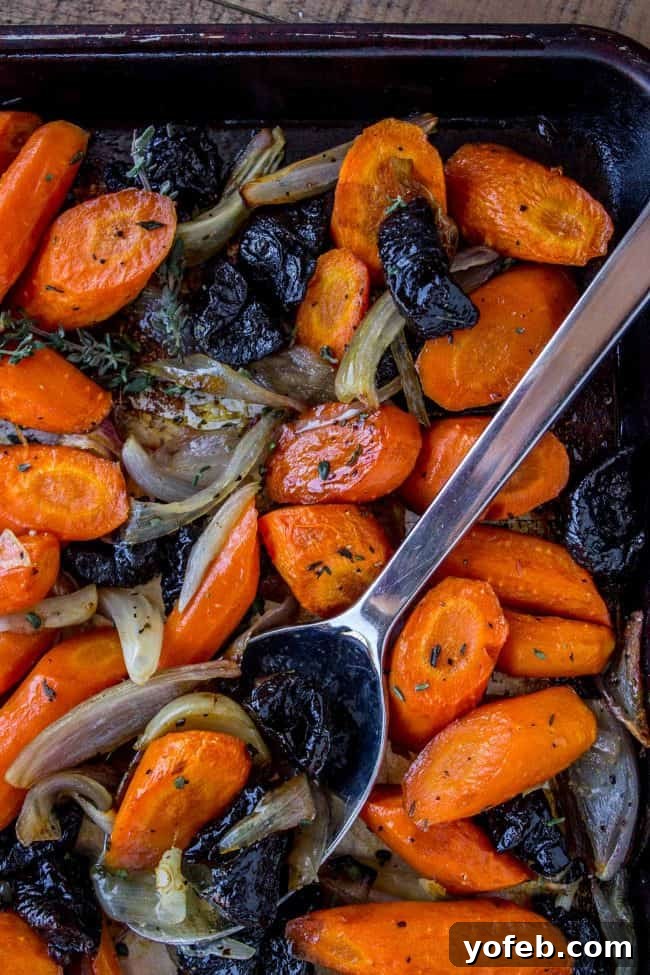 Caramelized Carrots and Plums with Apple Cider Glaze 3 Apple Cider Roasted Carrots with Plums from The Food Charlatan