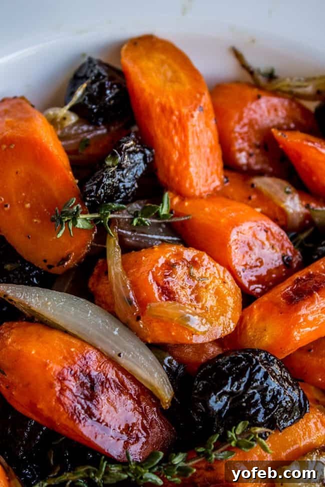Caramelized Carrots and Plums with Apple Cider Glaze 4 Apple Cider Roasted Carrots with Plums from The Food Charlatan
