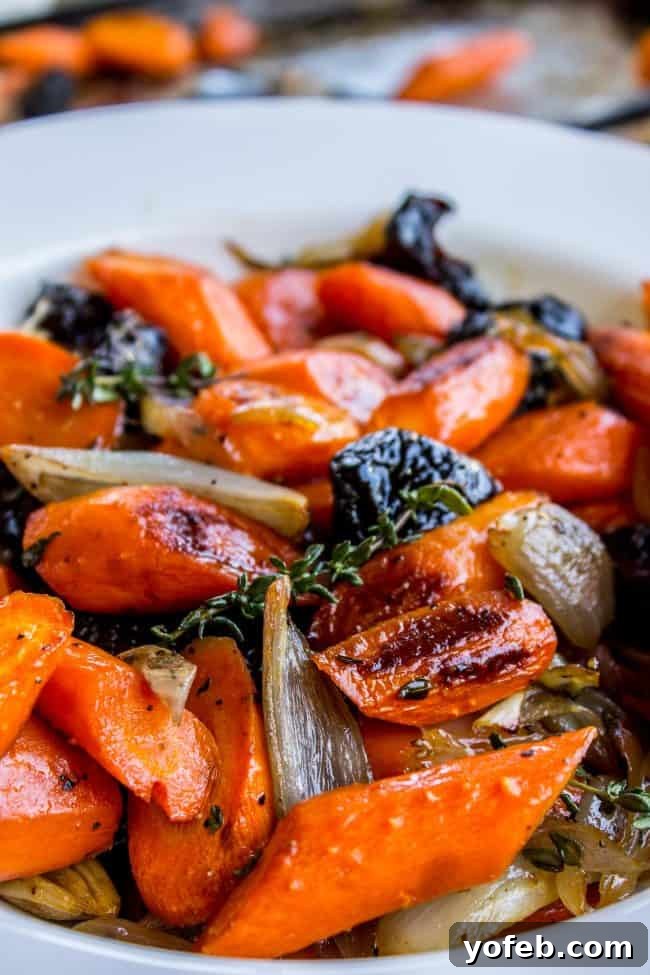 Caramelized Carrots and Plums with Apple Cider Glaze 8 Apple Cider Roasted Carrots with Plums from The Food Charlatan