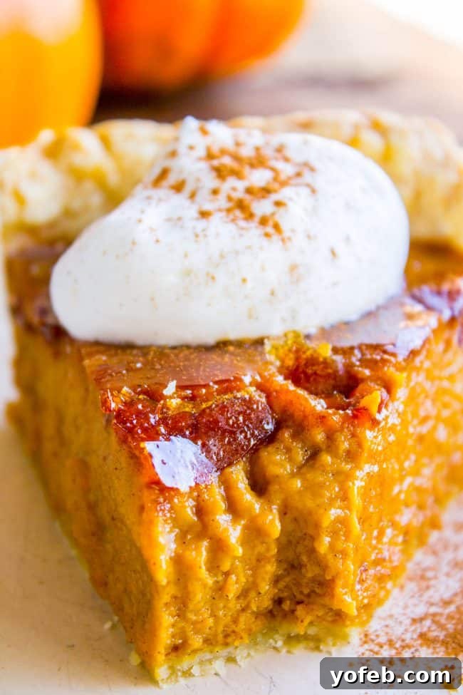 A Decadent Pumpkin Pie with Crème Brulée 2 creamy pumpkin pie with creme brulee topping and fresh whipped cream.