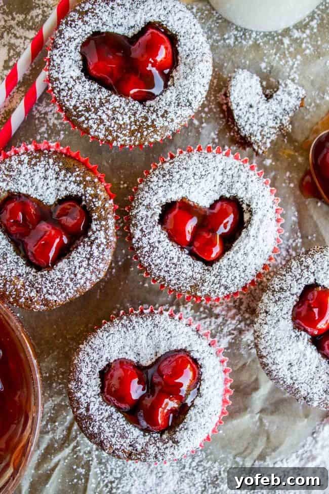cherry cordial cupcakes