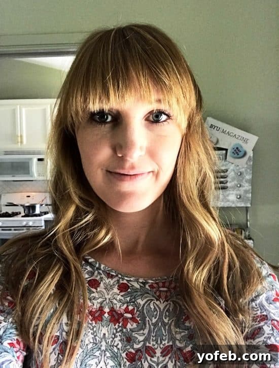 Aromatic Indian Chicken Biryani 4 Author smiling with a new haircut.