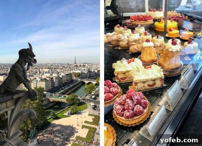 Charming street scene in Paris, highlighting the city's unique ambiance and culinary inspiration.