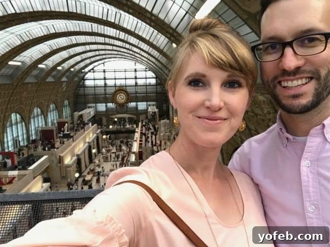 Interior view of the stunning Musee d'Orsay in Paris, a hub of artistic inspiration and a memorable travel highlight.