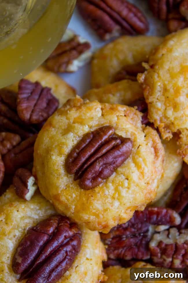 Holiday Southern Pecan Cheese Wafers 10 A festive holiday platter featuring Southern Pecan Cheese Wafers, a perfect addition to any party spread.