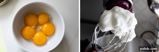 Ultimate Tres Leches Perfection 6 Egg yolk and beaten egg whites.