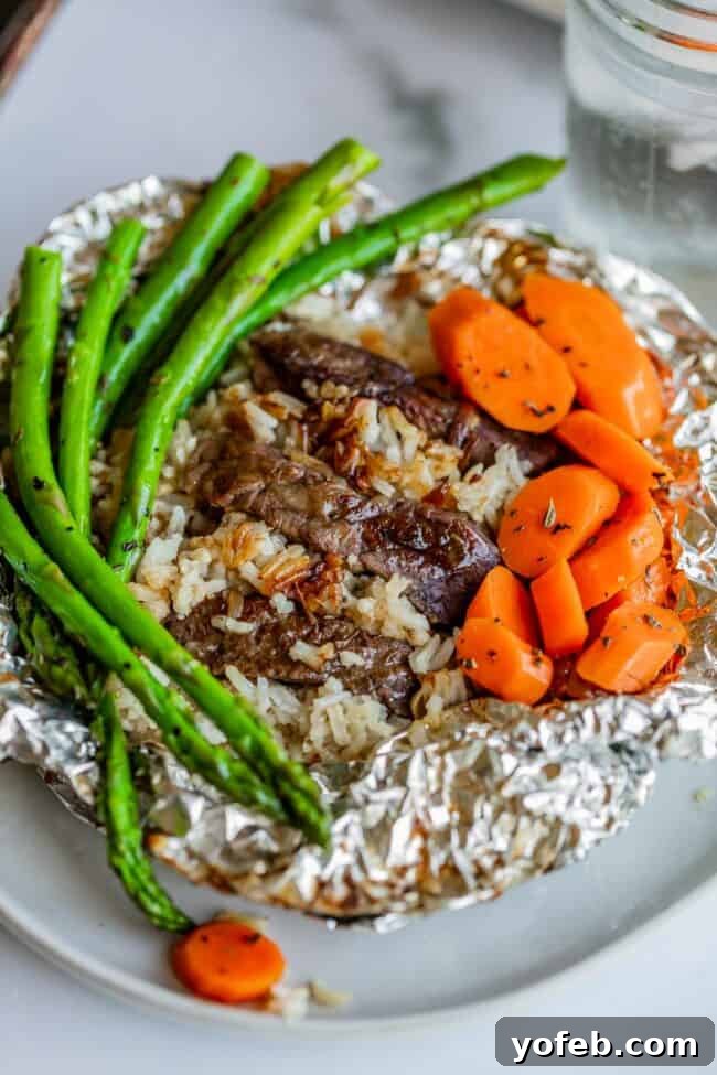 foil packet dinners