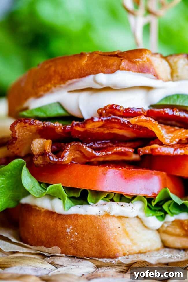 Crafting the Flawless BLT 2 how to make a BLT with bacon, lettuce, tomato, mayo, and avocado
