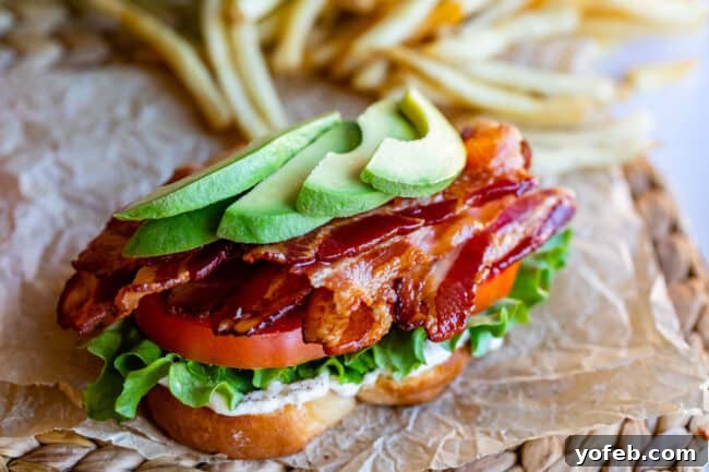 Crafting the Flawless BLT 13 open face BLT recipe with mayo, lettuce, tomato, bacon, avocado