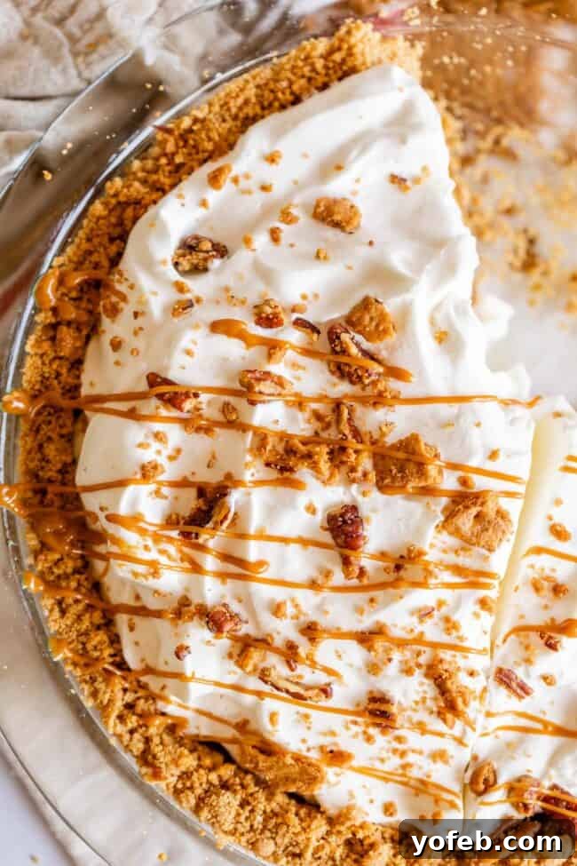 Dulce de Leche Caramel Pie: A Sweet and Easy Treat A delectable Dulce de Leche Caramel Pie slice, showcasing its thick, creamy filling, flaky crust, and generous whipped cream topping, ready to be enjoyed.