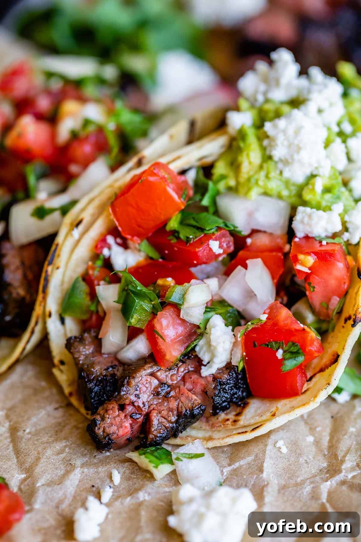 Mastering Carne Asada 22 carne asada recipe in a tortilla with pico de gallo