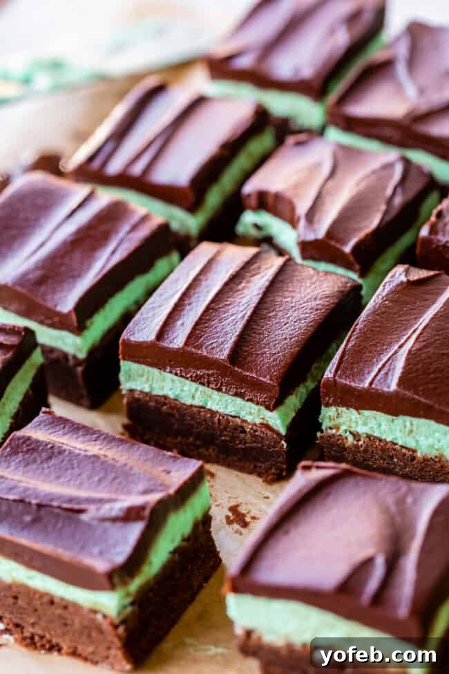 mint chocolate brownies recipe