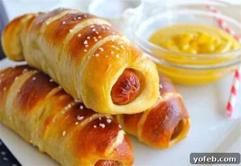 Twisted Pretzel Hot Dogs 6 Homemade Pretzel Dogs from The Food Charlatan