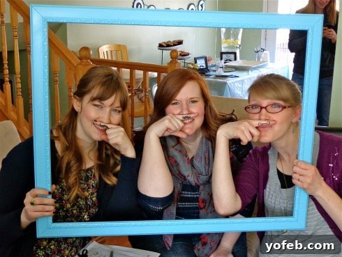 Friends with mustache finger tattoos