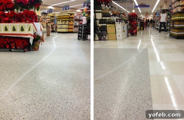 Holiday baking chaos: Sugar trails and sweet creations Sugar spilled in a grocery store, symbolizing holiday baking abundance