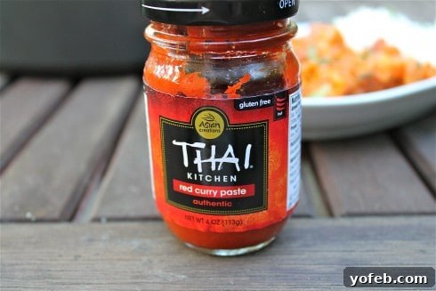 Fiery Thai Red Chicken with Sweet Bursting Tomatoes 2 Thai Red Curry Paste