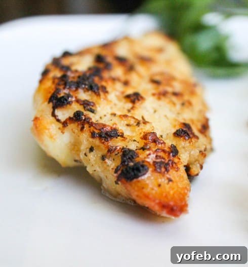 Golden Parmesan Baked Tilapia 4 A perfectly broiled Parmesan Tilapia fillet, golden brown and flaky, served with fresh herbs.