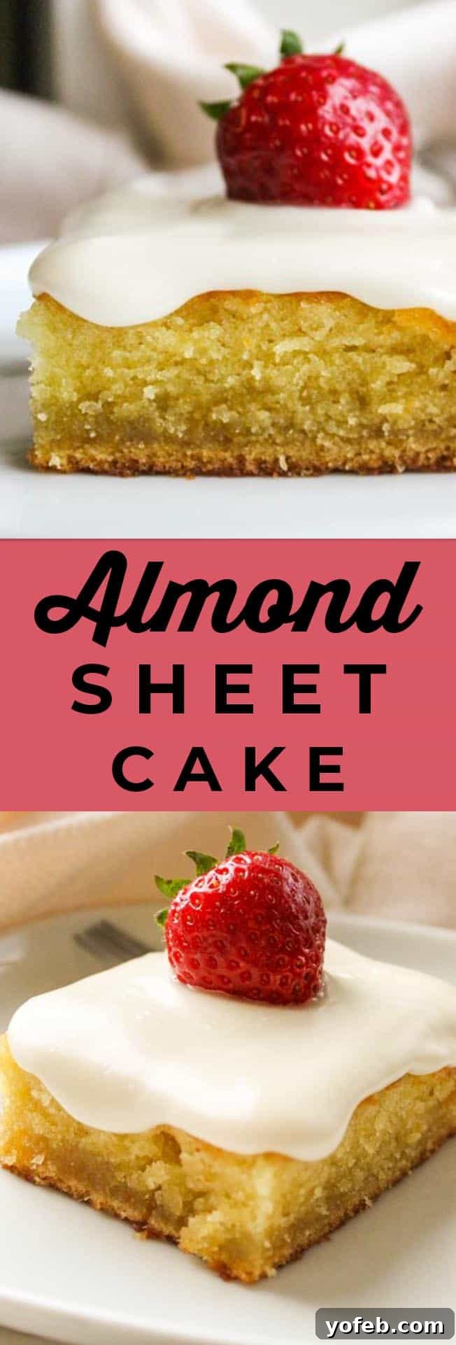 Almond Sheet Cake from The Food Charlatan Best Almond Sheet Cake Recipe from The Food Charlatan