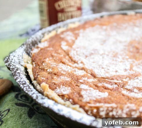 Golden Biscoff Gooey Butter Dream 6 Full Biscoff Gooey Butter Cake in a cast iron skillet