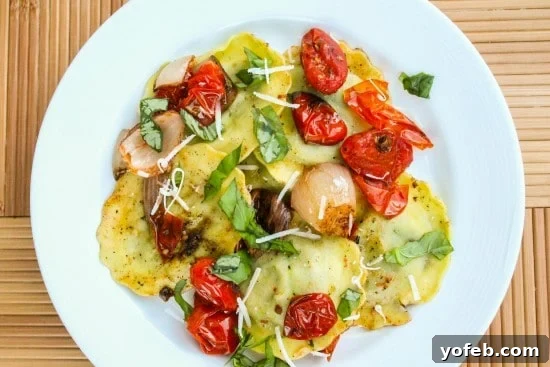 Sun-Kissed Tomato Basil Ravioli 3 Couple with Tissues, enduring cold season