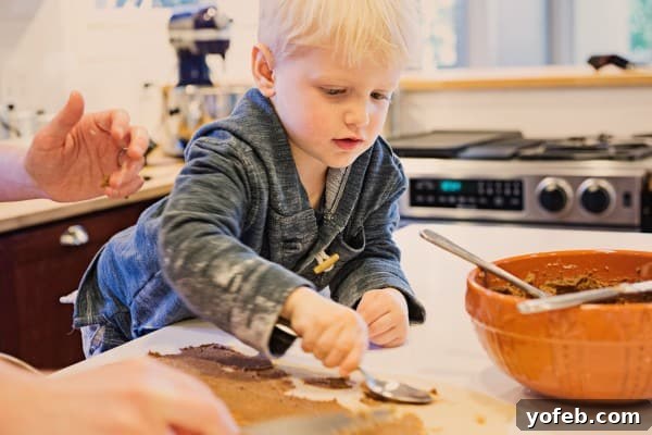 Swedish Cardamom Cinnamon Buns 16 Children happily baking in the kitchen